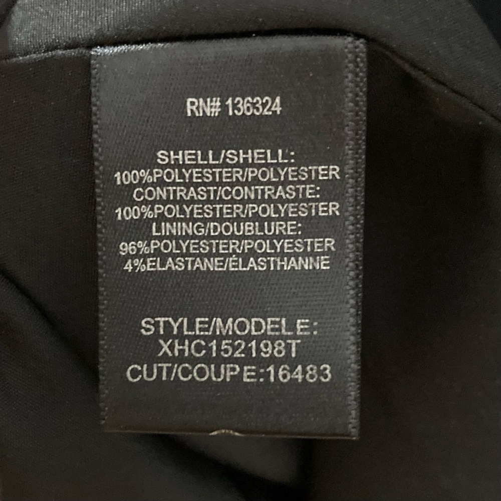 HALSTON Black Pleated Midi Dress 14 - Picture 8 of 10
